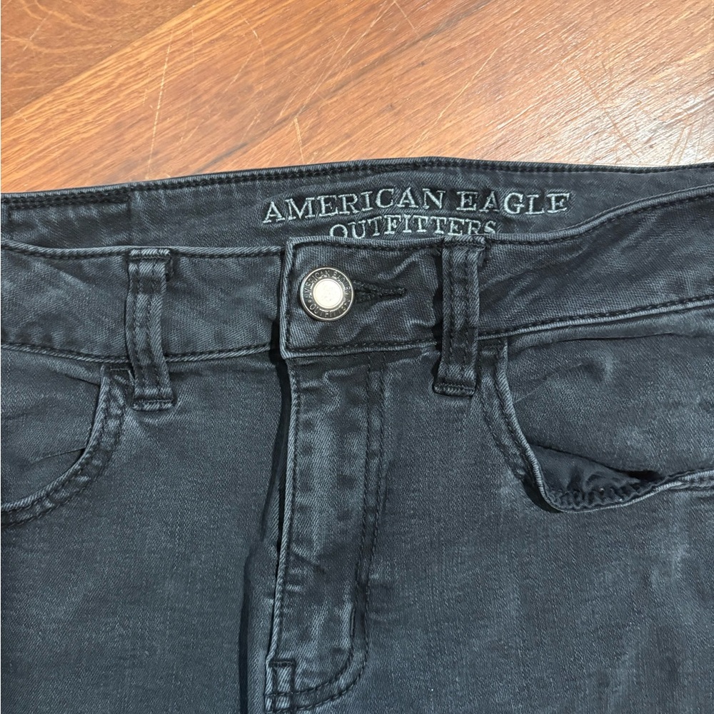 American Eagle Outfitters Women's Black Jeggings Size US 4 Regular - Picture 5 of 11